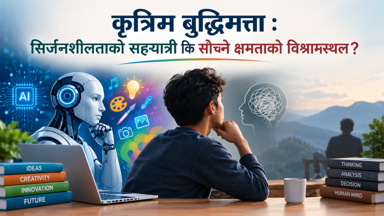 कृत्रिम बुद्धिमत्ता : सिर्जनशीलताको सहयात्री कि सोच्ने क्षमताको विश्रामस्थल?