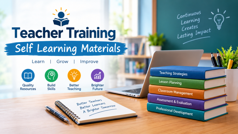 Teacher Training Self Learning Materials